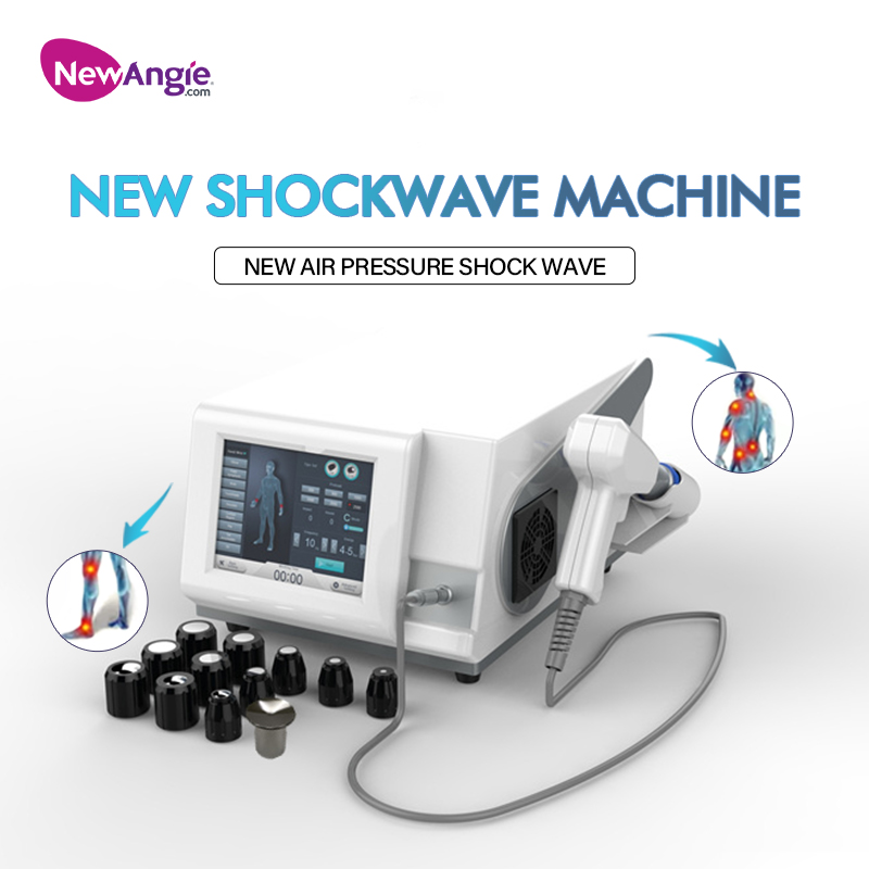 New arrival 12 pcs treat heads ed treatment pneumatic pain relief shockwave machine